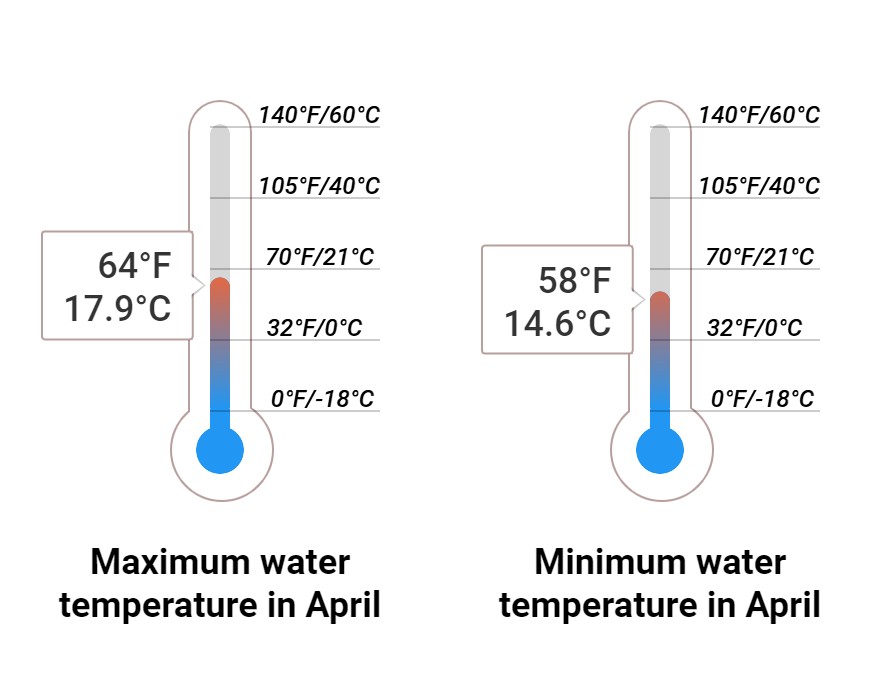 Average Sea temperature